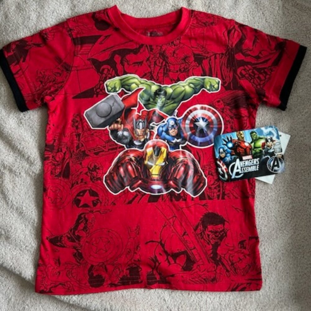 Marvel Avengers Kids Top, Size XS (4-5)